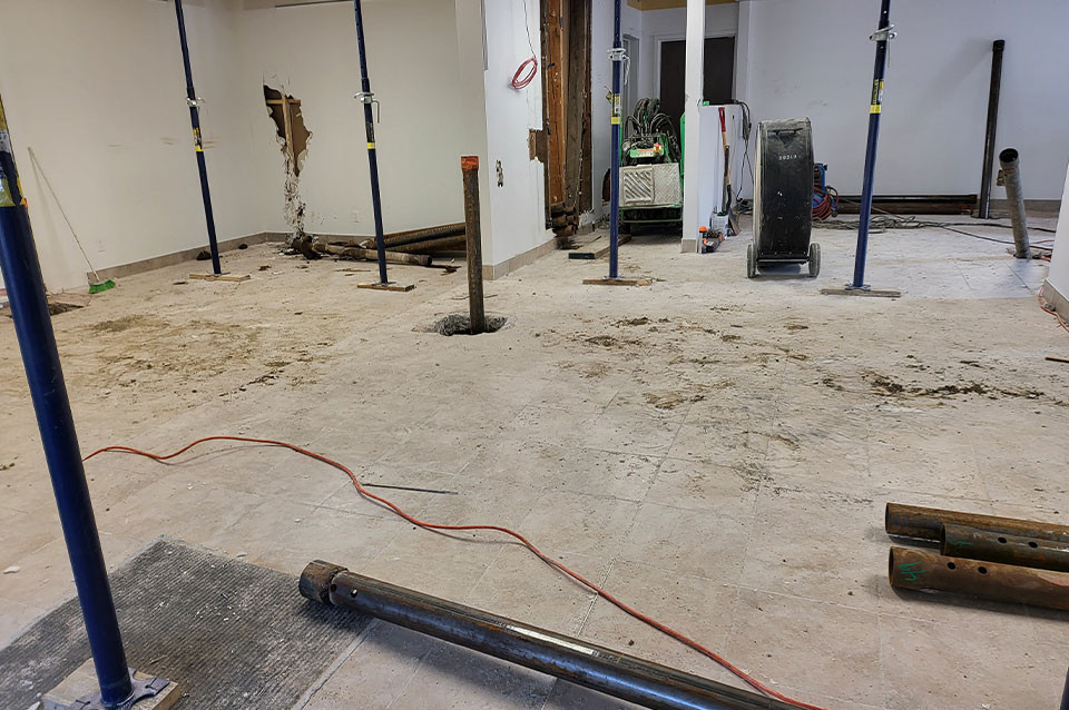 Pieutage réinforcement structurale