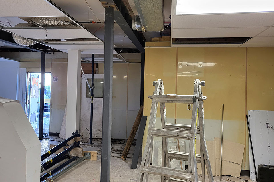 Installation structure en acier