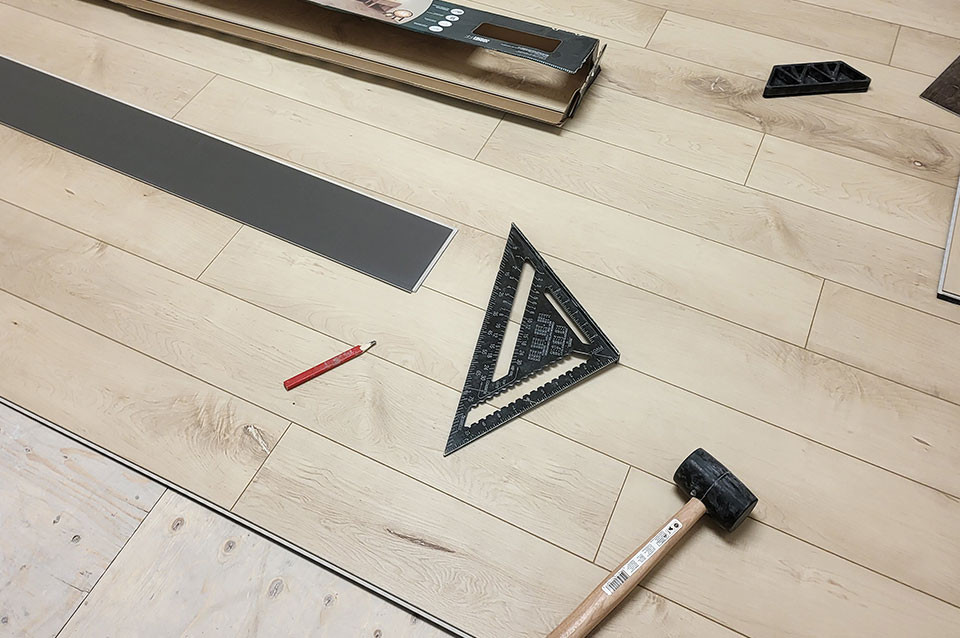 Installation plancher flottant