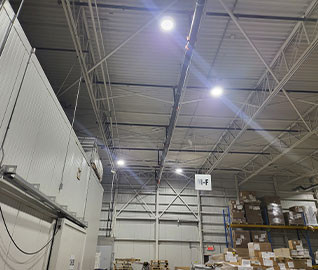 Installation lumière Del